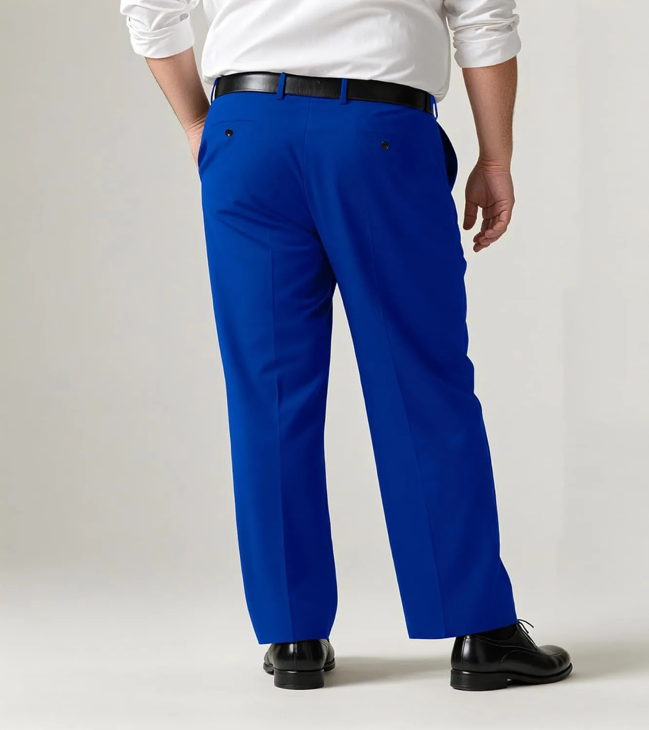GATMSTZ Mens Suits Big and Tall 2 Pieces Blazer Pants Set Classic Fit