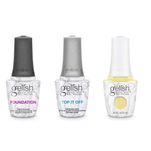 Gelish Combo - Base, Top & Let Down Your Hair