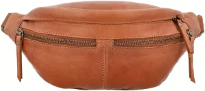 Genuine Leather Fanny Pack, Brown Waist Bag with Multiple Zippered Compartments (Tan Brown)