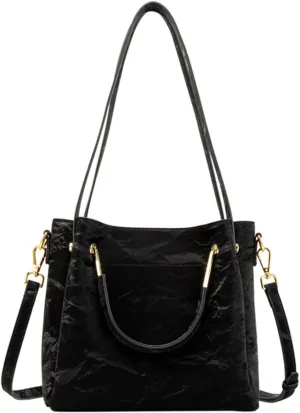 Genuine Leather Pink Bucket Bag Female Crossbody 2024 Senior Sense Large Capacity Commuter Handheld