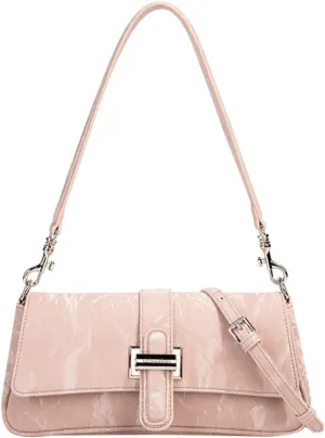 Genuine Leather shoulder bag Pink bucket bags for women Ladies 2024 New Commuter Original Crossbody Shoulder Armpit Bag
