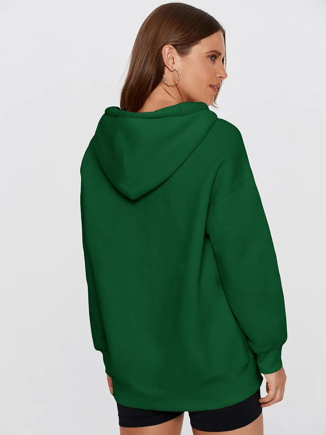 Glamaker Women's Hoodies Oversized Fall Fleece Sweatshirt Fashion Long Sleeve Pullover Trendy Outfits With Pocket