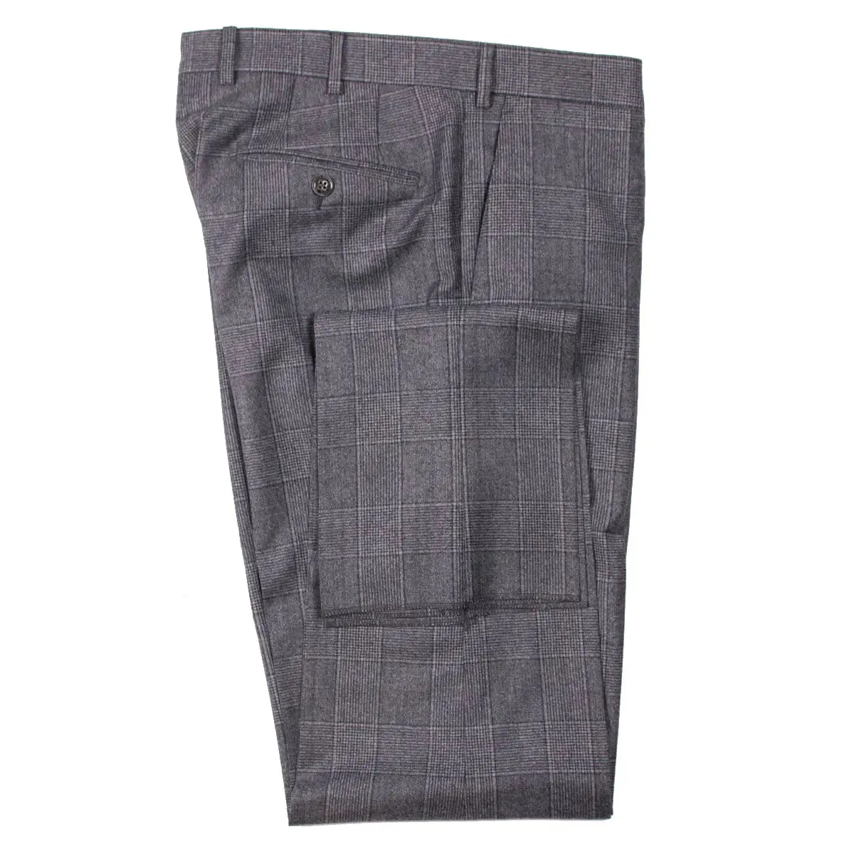 Grey Prince of Wales Check Wool Suit