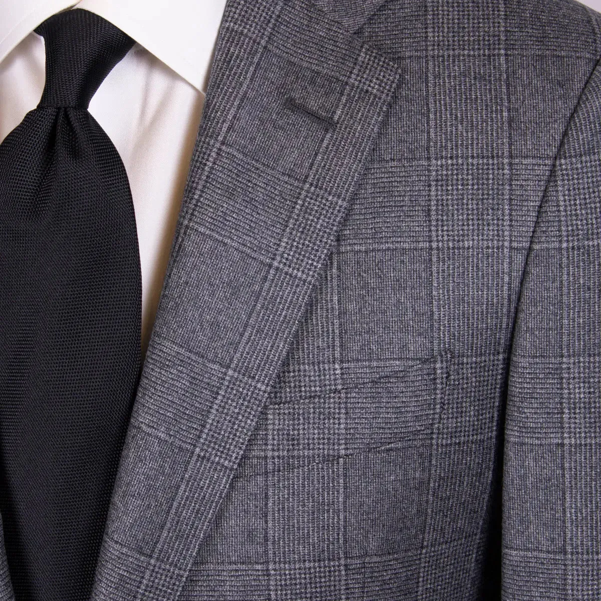 Grey Prince of Wales Check Wool Suit