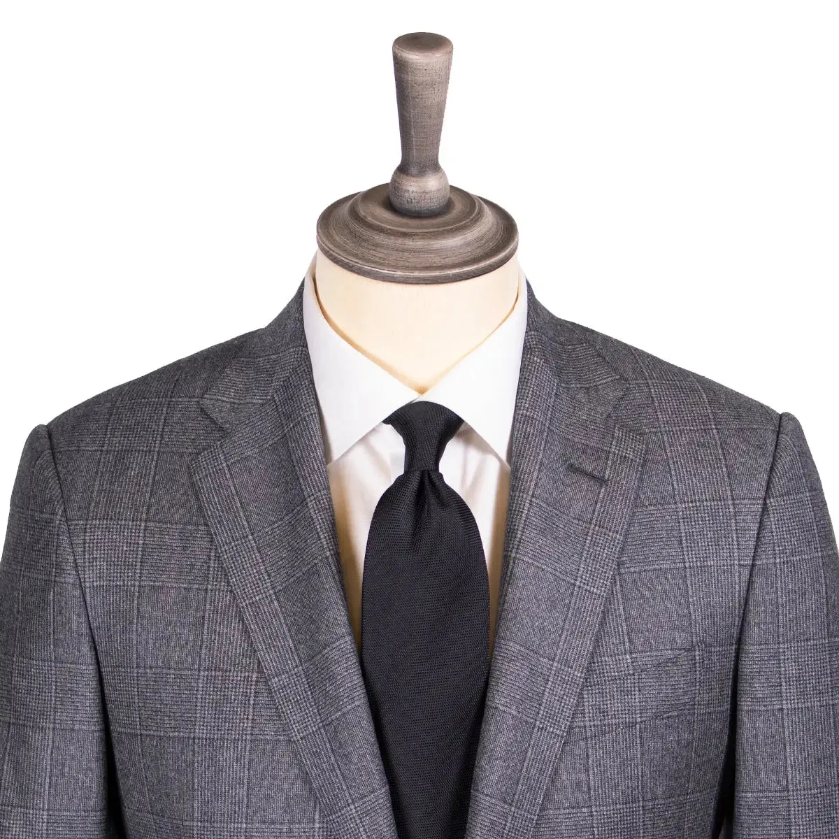 Grey Prince of Wales Check Wool Suit