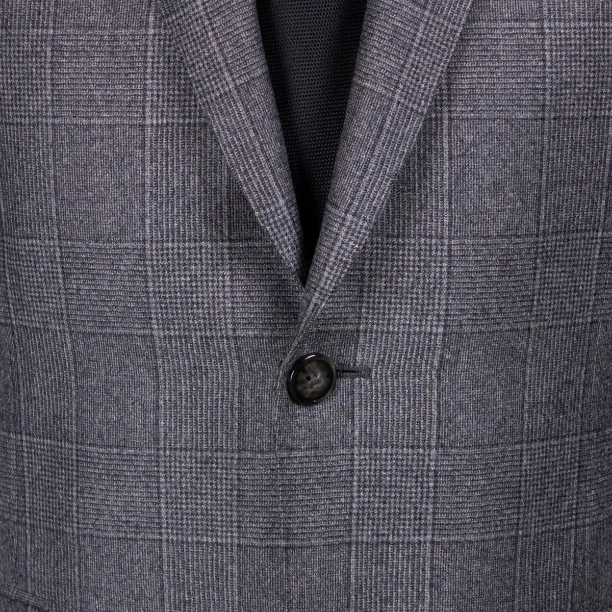 Grey Prince of Wales Check Wool Suit