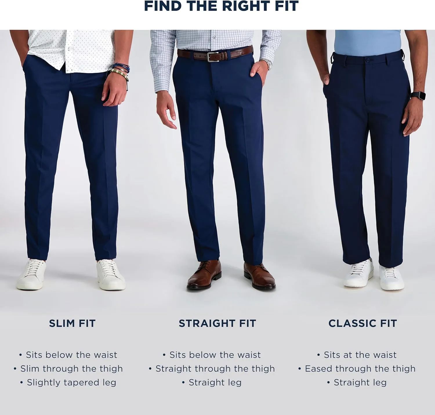 Haggar Men's Cool Right Performance Flex Classic Fit Pleat Front Pant (Regular and Big and Tall Sizes)