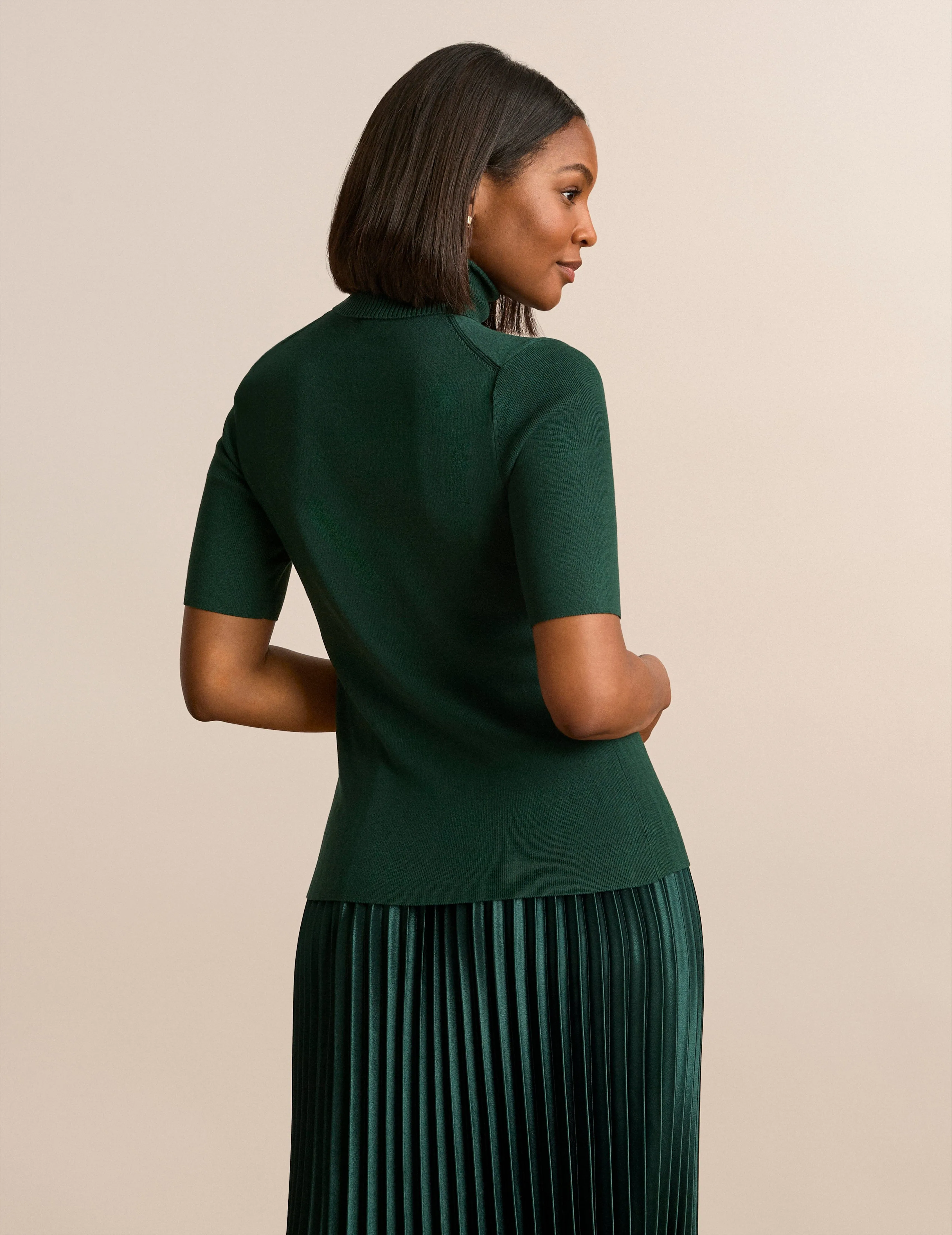Half Sleeve Turtleneck - Sale