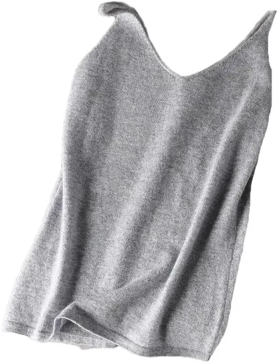 Hgvcfcv Womens V-Neck Camisole Sleeveless Undershirt Casual Sweater Tank tops