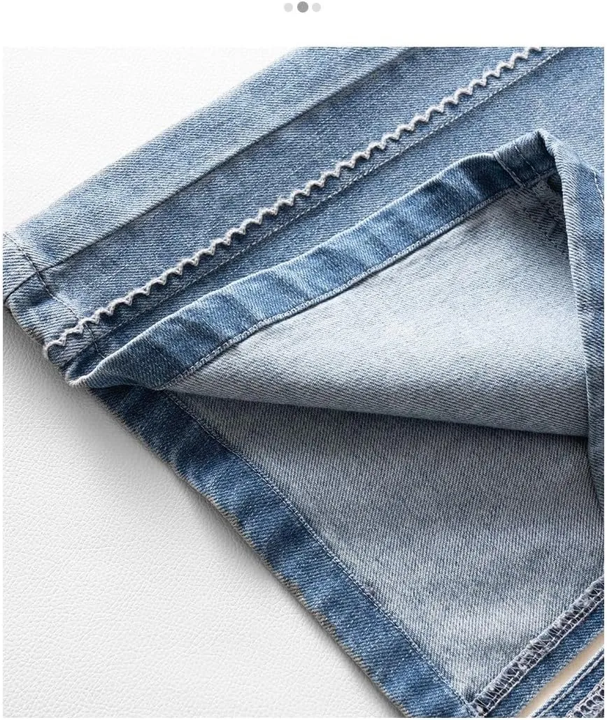 High-Waisted Denim Skirt for Women  Slimming Straight-Cut Midi Over-the-Knee Bodycon Skirt for Summer