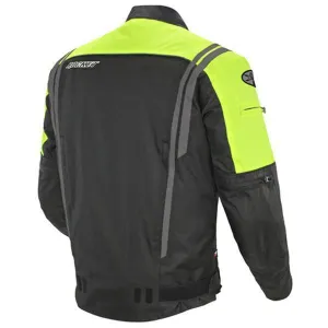 Joe Rocket 'Atomic 4.0' Mens Hi-Visibility Yellow Textile Jacket