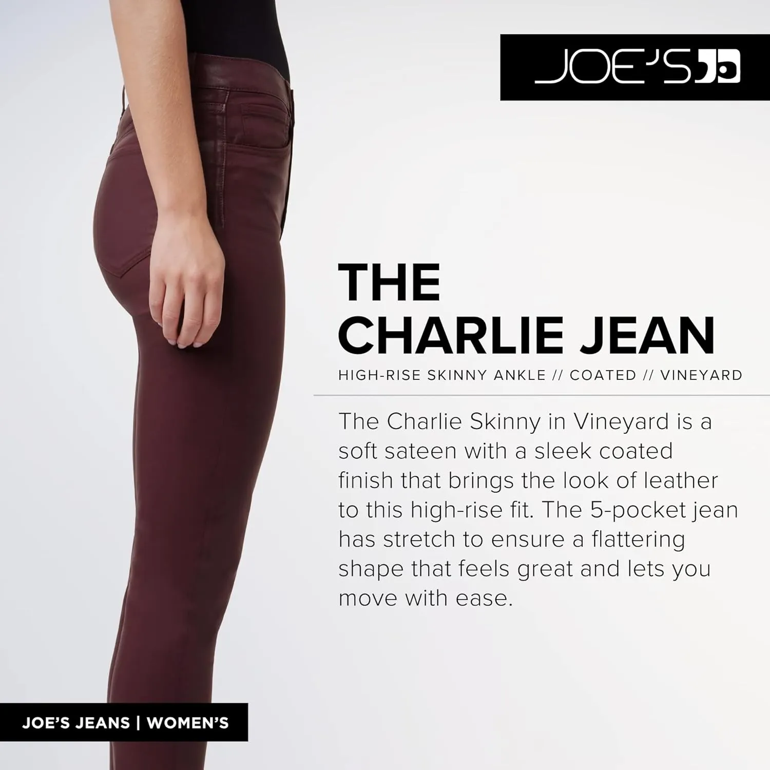 Joe's Women's The Charlie High Rise Skinny Ankle Jean