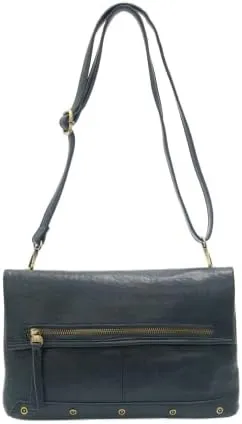 Joy Susan Women's Fashion Purse Cassie Foldover Convertible Crossbody Bag