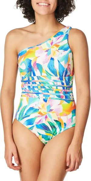 La Blanca Women's Shoulder One Piece Swimsuit
