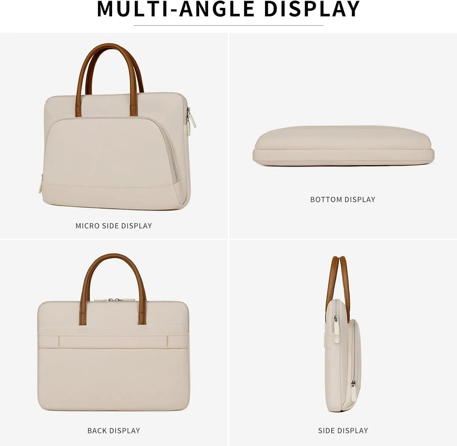 Laptop Bag for Women, Elegant Messenger Briefcase Computer Bag for Office Travel Business