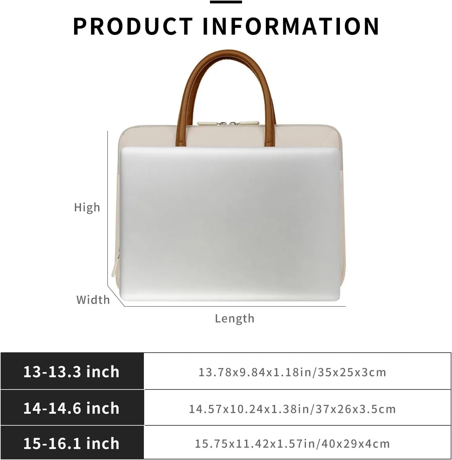 Laptop Bag for Women, Elegant Messenger Briefcase Computer Bag for Office Travel Business