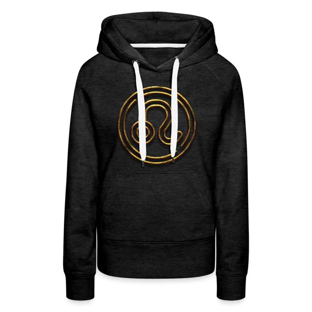 Leo 3D Gold Women’s Premium Hoodie