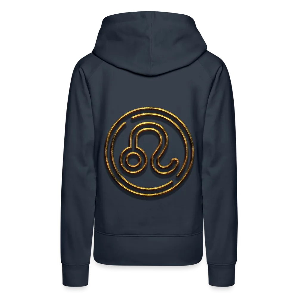 Leo 3D Gold Women’s Premium Hoodie