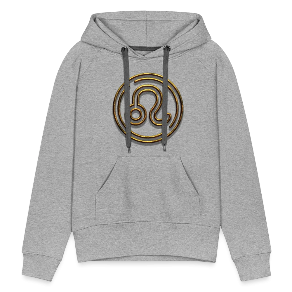 Leo 3D Gold Women’s Premium Hoodie