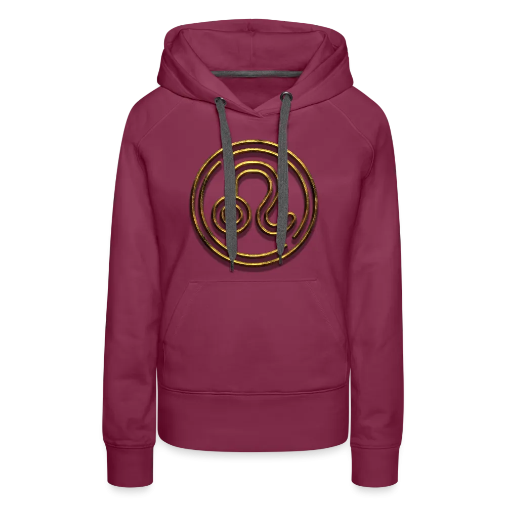 Leo 3D Gold Women’s Premium Hoodie
