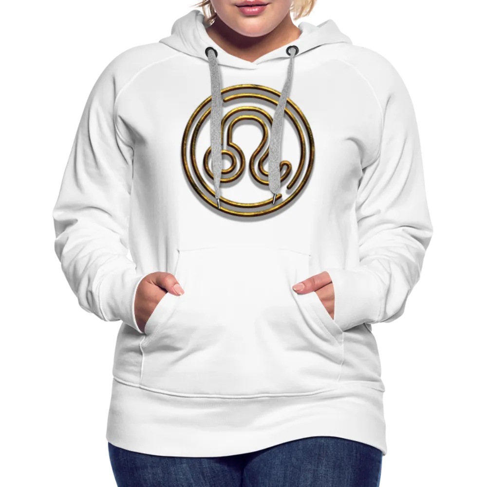 Leo 3D Gold Women’s Premium Hoodie