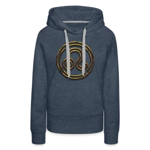 Leo 3D Gold Women’s Premium Hoodie
