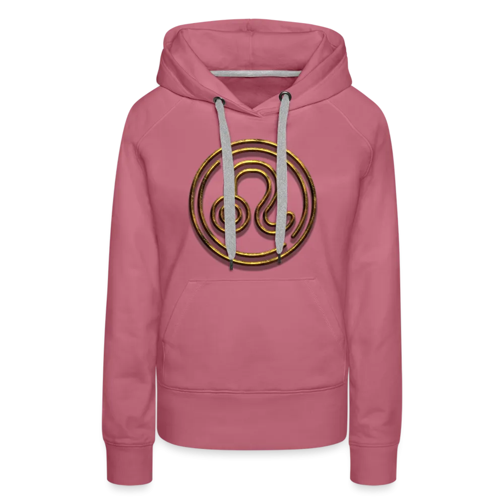 Leo 3D Gold Women’s Premium Hoodie