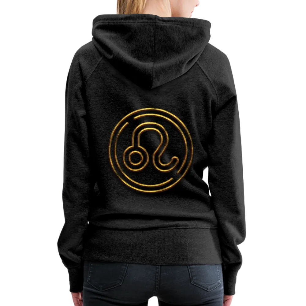 Leo 3D Gold Women’s Premium Hoodie