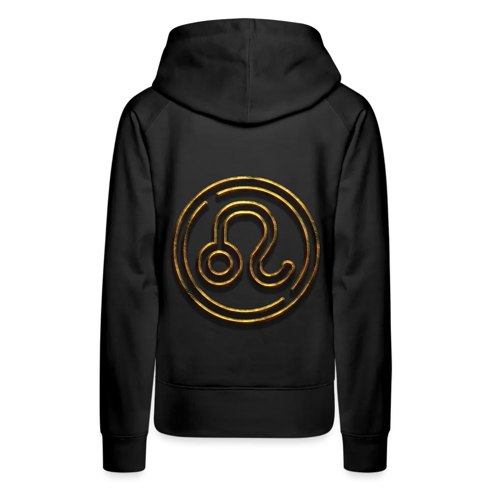 Leo 3D Gold Women’s Premium Hoodie