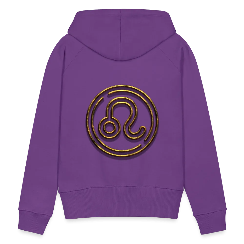 Leo 3D Gold Women’s Premium Hoodie