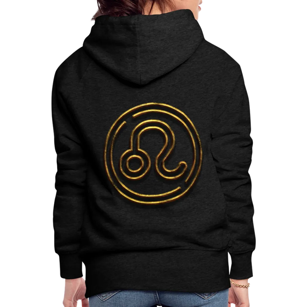 Leo 3D Gold Women’s Premium Hoodie
