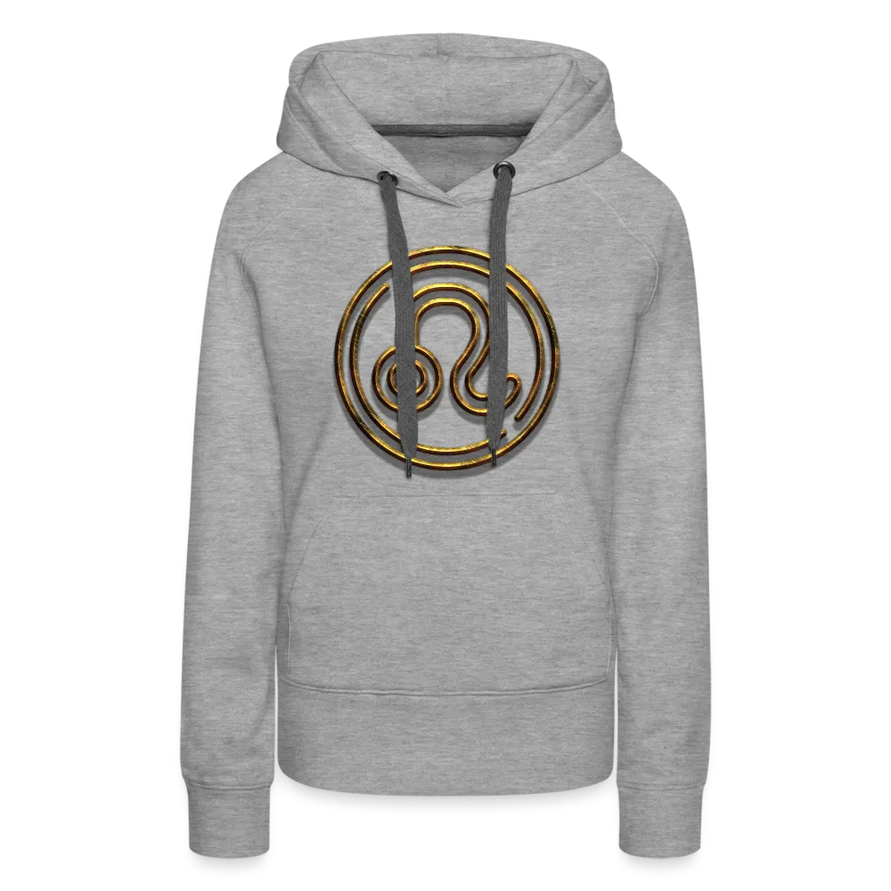 Leo 3D Gold Women’s Premium Hoodie