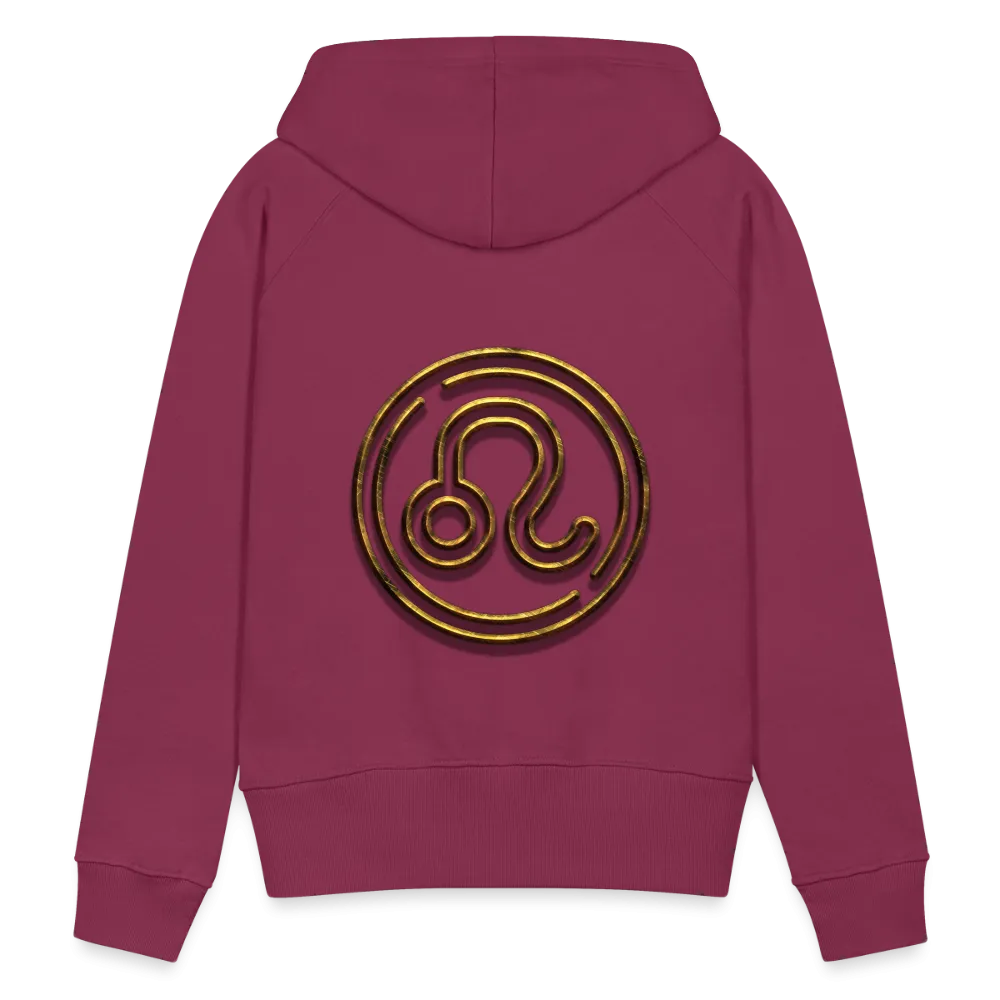 Leo 3D Gold Women’s Premium Hoodie