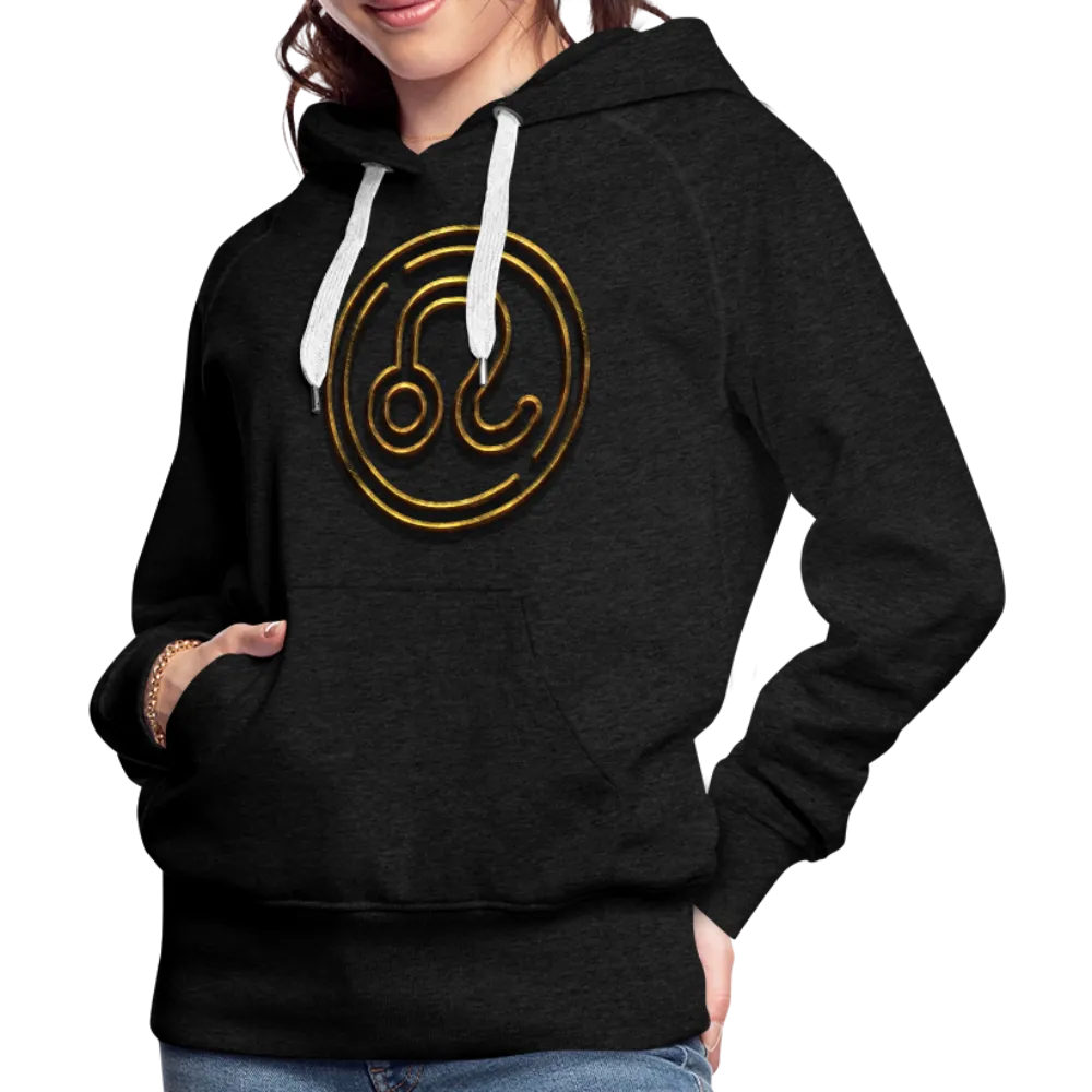 Leo 3D Gold Women’s Premium Hoodie