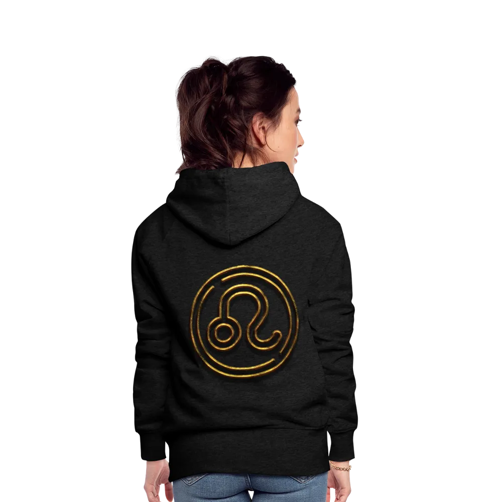 Leo 3D Gold Women’s Premium Hoodie