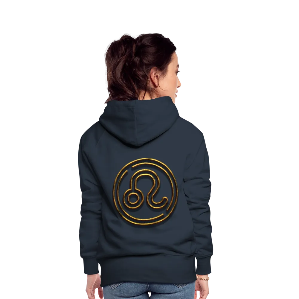 Leo 3D Gold Women’s Premium Hoodie
