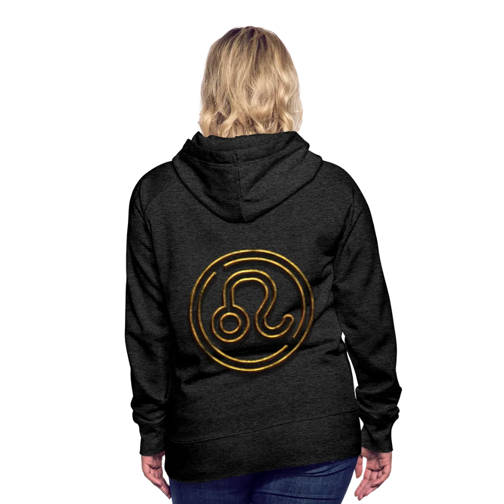 Leo 3D Gold Women’s Premium Hoodie