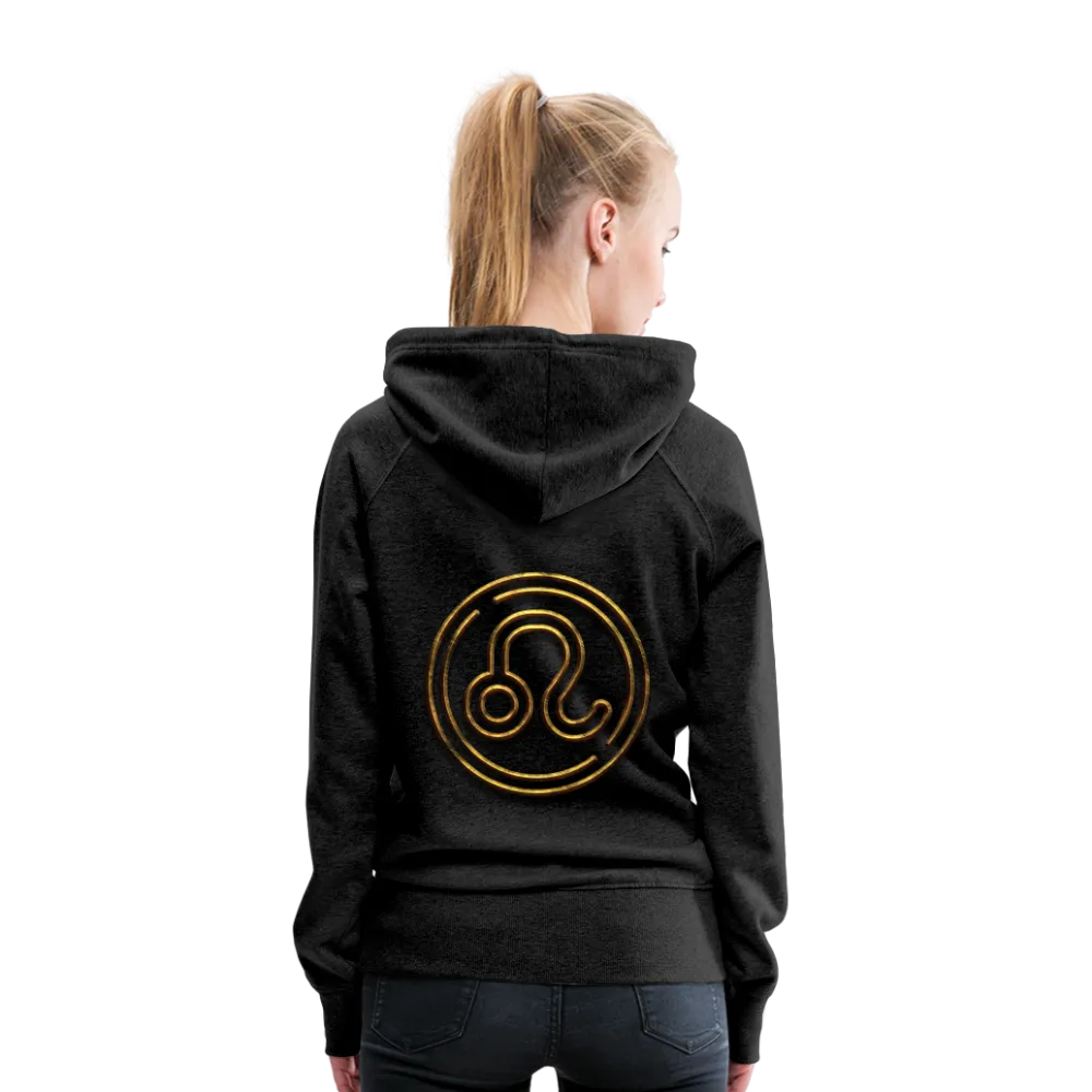 Leo 3D Gold Women’s Premium Hoodie
