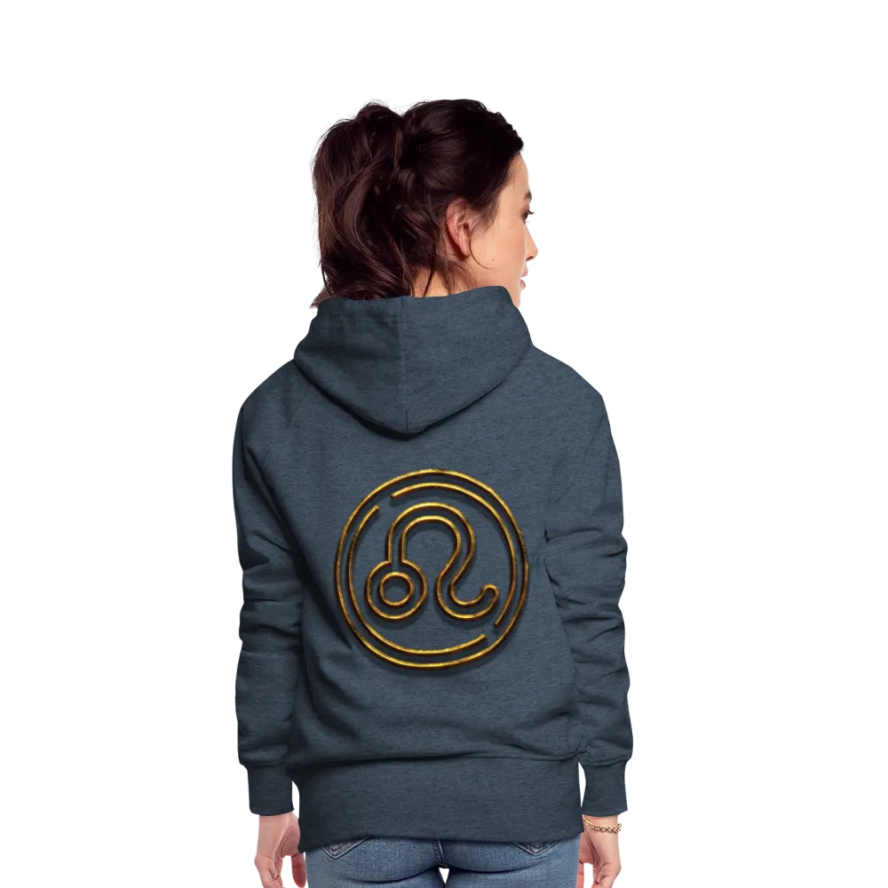 Leo 3D Gold Women’s Premium Hoodie