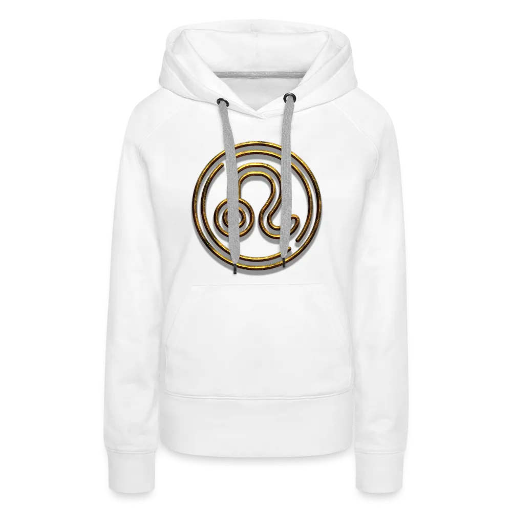 Leo 3D Gold Women’s Premium Hoodie