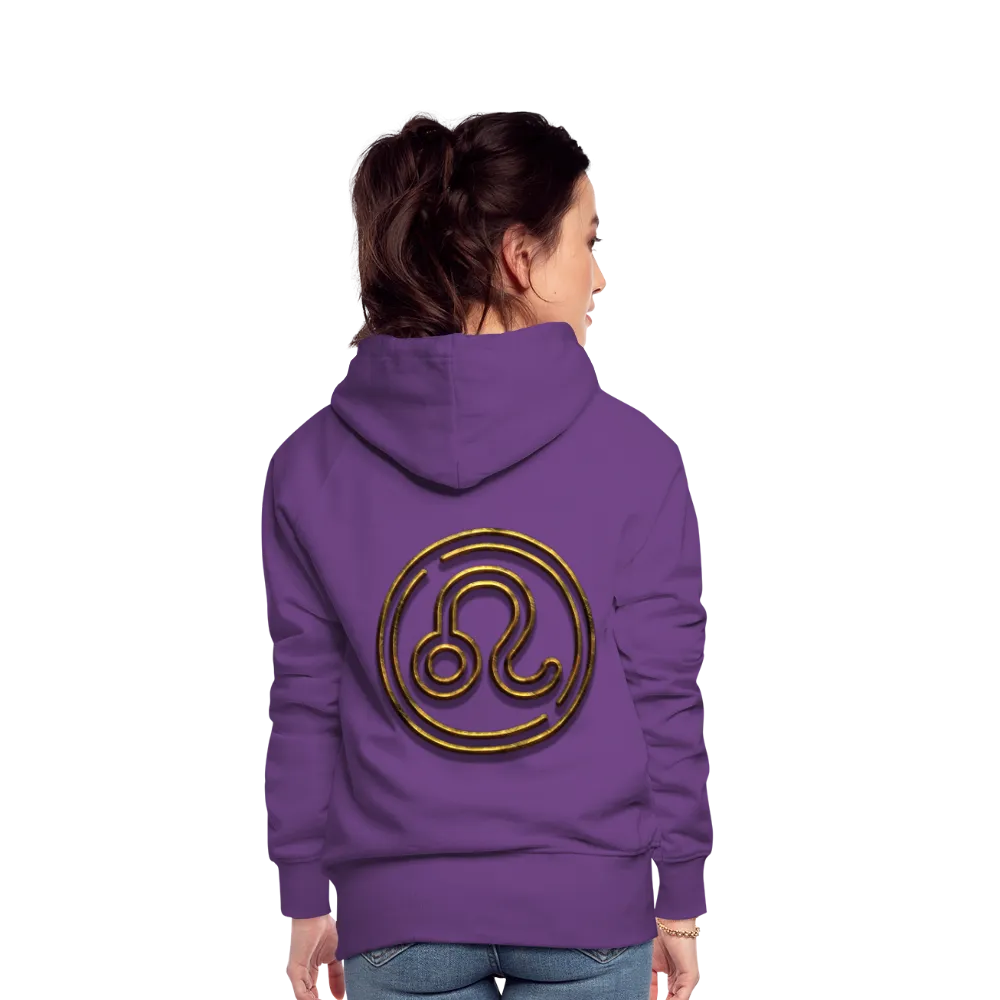 Leo 3D Gold Women’s Premium Hoodie