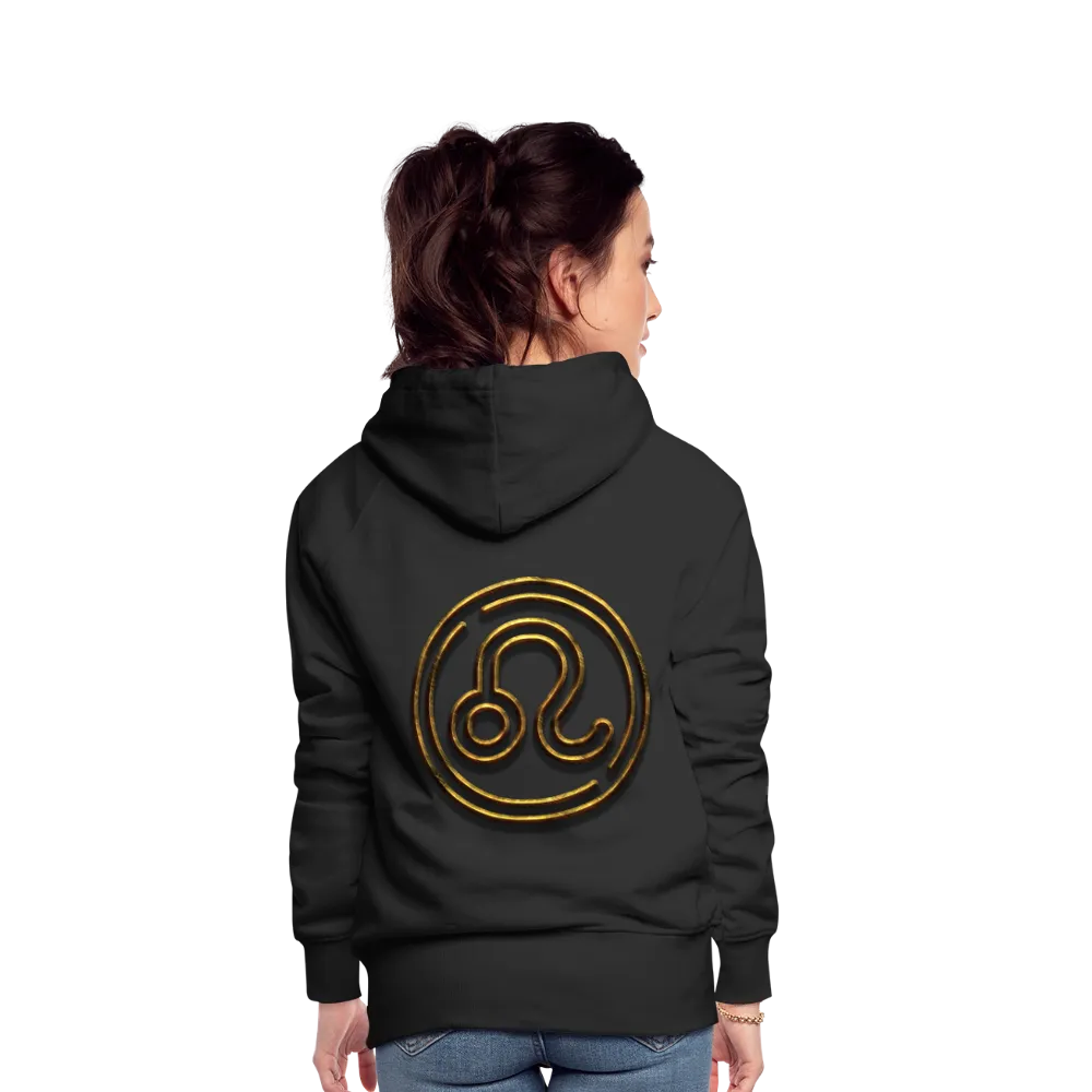 Leo 3D Gold Women’s Premium Hoodie