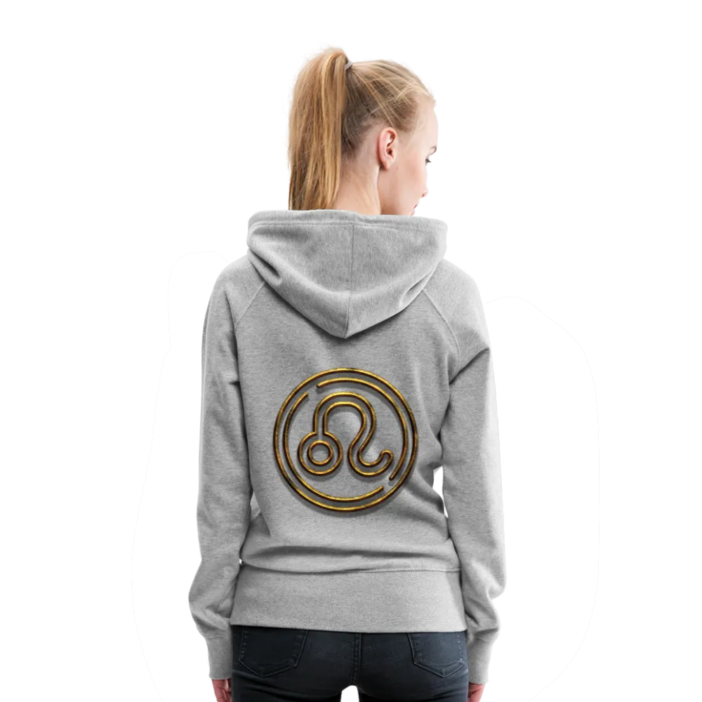 Leo 3D Gold Women’s Premium Hoodie