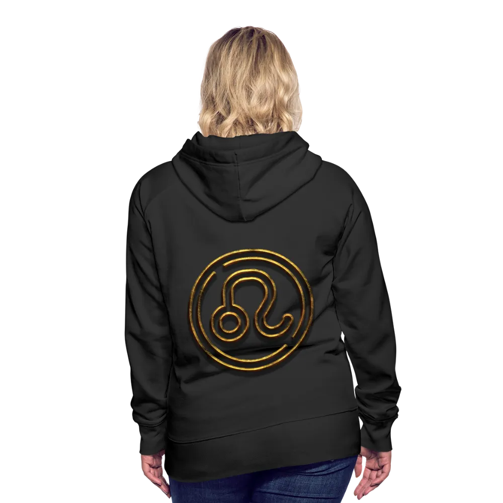 Leo 3D Gold Women’s Premium Hoodie