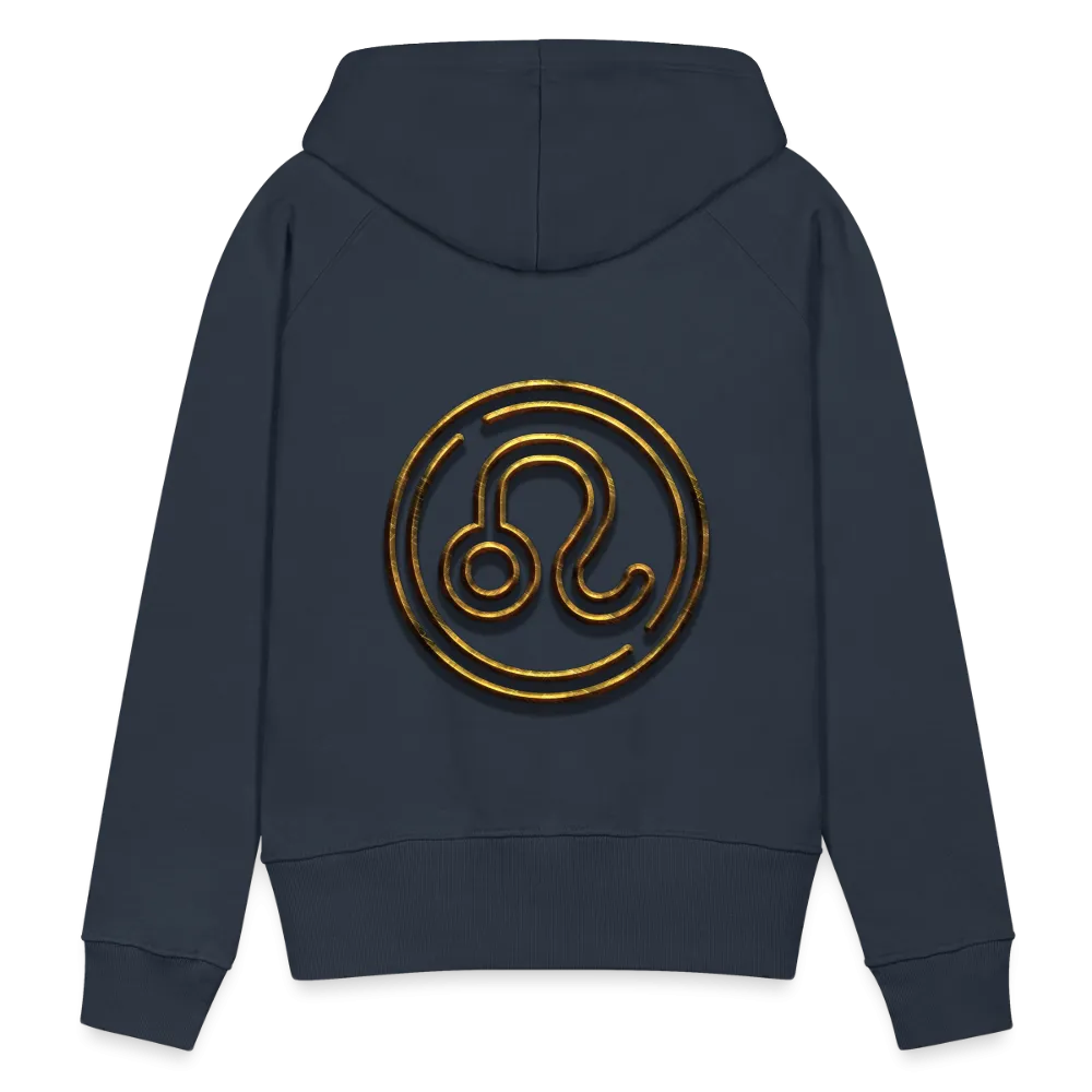 Leo 3D Gold Women’s Premium Hoodie