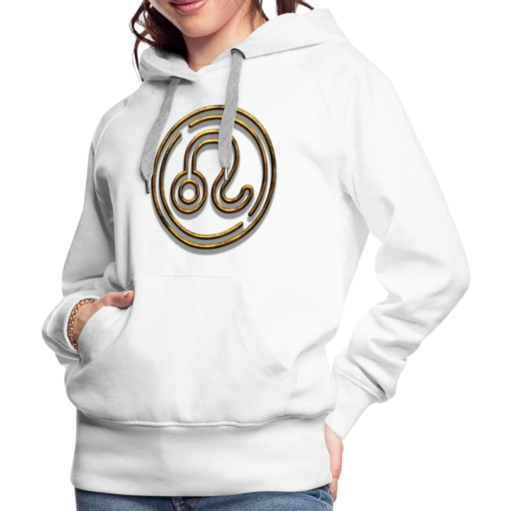 Leo 3D Gold Women’s Premium Hoodie