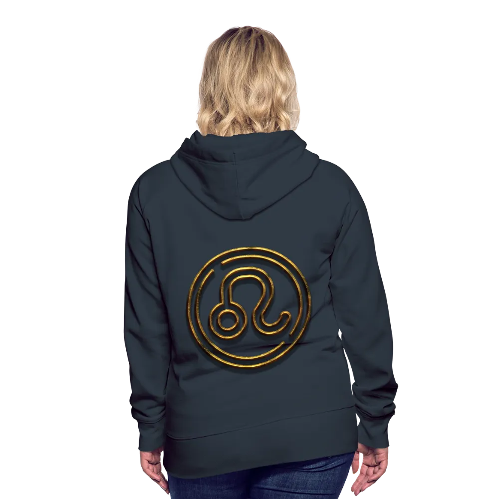 Leo 3D Gold Women’s Premium Hoodie