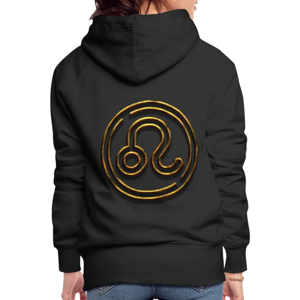 Leo 3D Gold Women’s Premium Hoodie