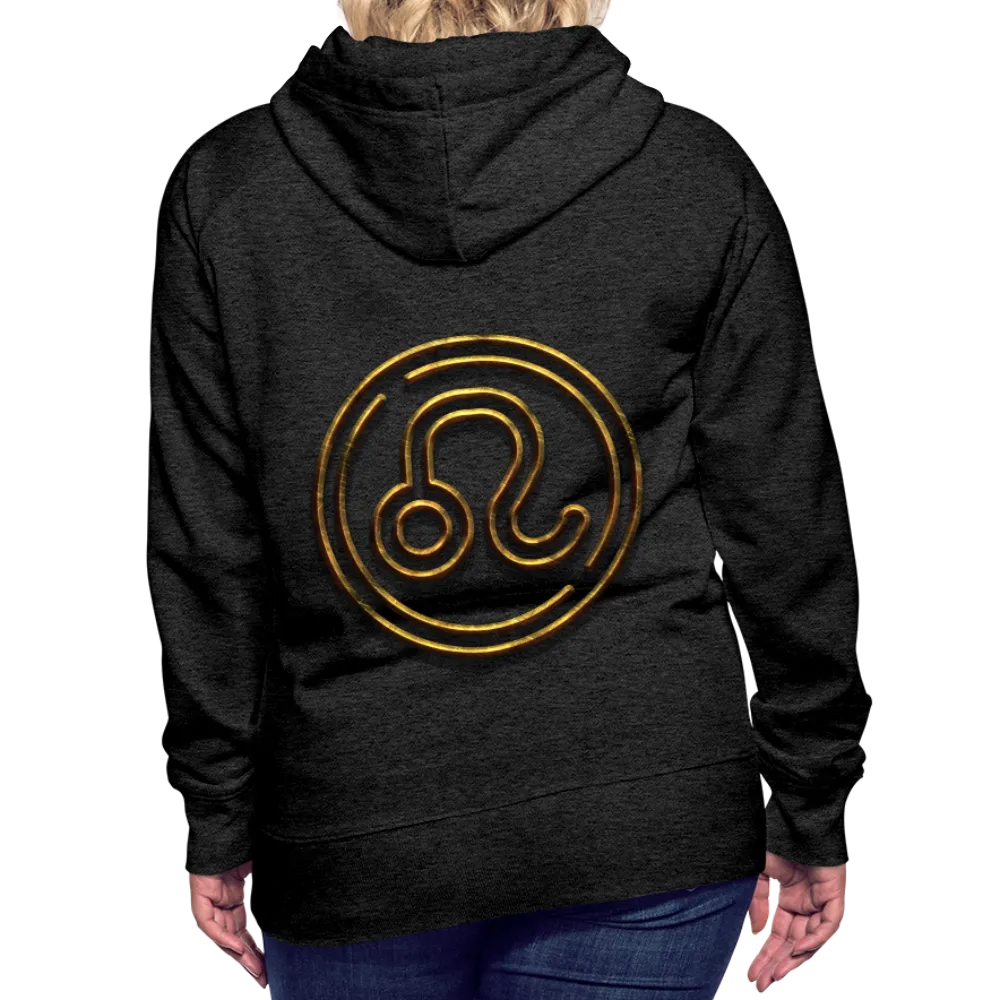 Leo 3D Gold Women’s Premium Hoodie