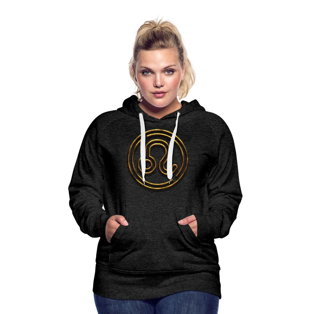 Leo 3D Gold Women’s Premium Hoodie